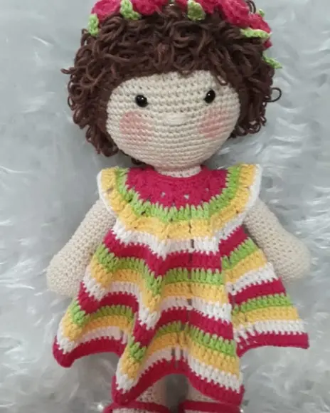 Receita de Amigurumi CORPO DE BONECA (1) - tradução