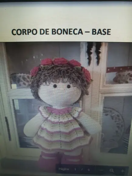 Receita de Amigurumi CORPO DE BONECA (1) - tradução