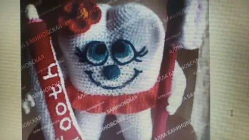 Receita de Amigurumi Dente Engraçado Tradução