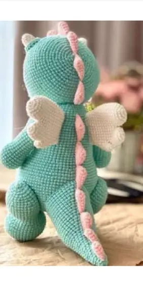 Receita de Amigurumi DRAGÃO (2) tradução