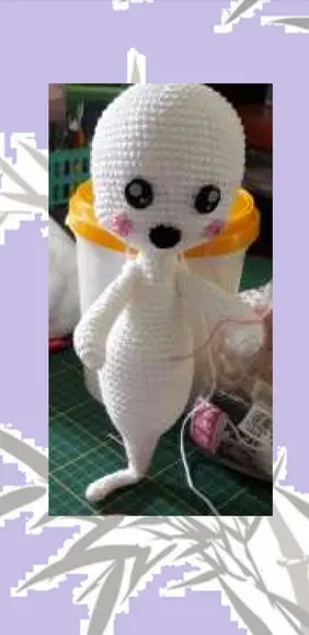 Receita de Amigurumi Fantasma tradução