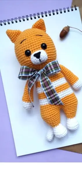 Receita de Amigurumi GATO