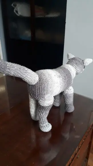Receita de amigurumi GATO REALISTA