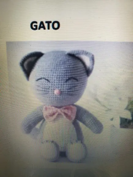 Receita de Amigurumi GATO trad