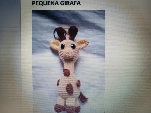 Receita de Amigurumi GIRAFA pequena tradução