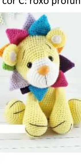 Receita de Amigurumi Leão (3) Tradução
