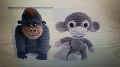 Receita de Amigurumi MACACO e GORILA tradução