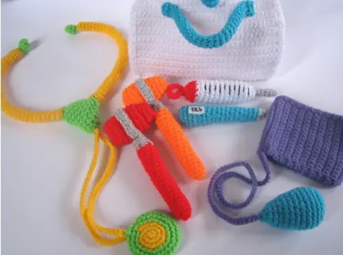 Receita de Amigurumi Material de Saúde Tradução
