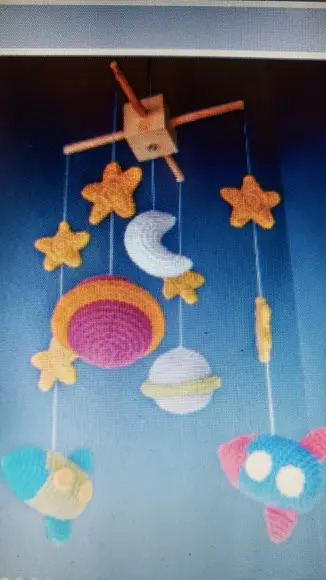 Receita de Amigurumi Mobile Espacial Tradução