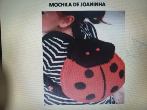 Receita de Amigurumi MOCHILA DA JOANINHA tradução
