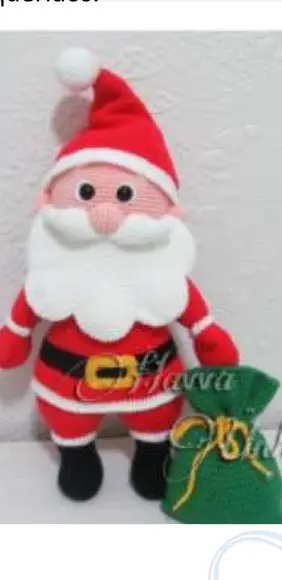 Receita de Amigurumi PAPAI NOEL (3) tradução