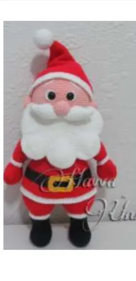 Receita de Amigurumi PAPAI NOEL (3) tradução