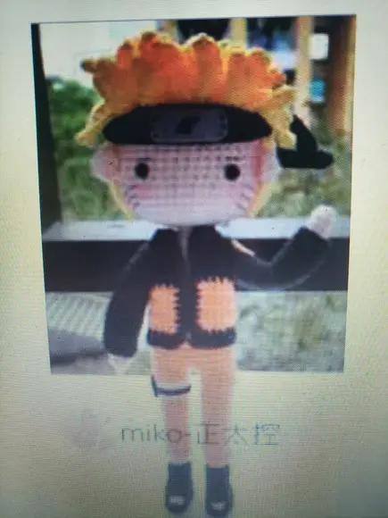 Receita de Amigurumi personagem de mangá (2) tradução