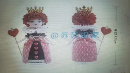 Receita de Amigurumi RAINHA tradução