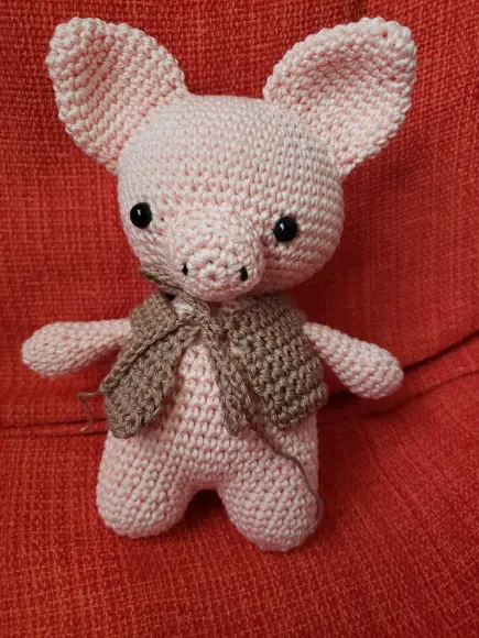Receita de Amigurumi PORCO (2) tradução