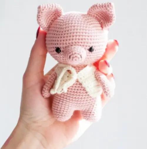 Receita de Amigurumi PORCO (2) tradução