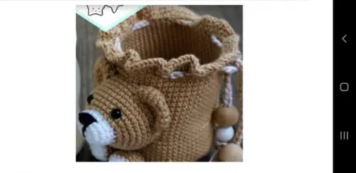 Receita de Amigurumi Porta Mamadeira Urso tradução em port.