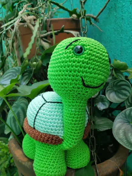 Receita de Amigurumi Tartaruga Tradução