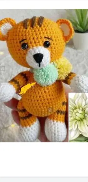 Receita de Amigurumi TIGRE (2) tradução