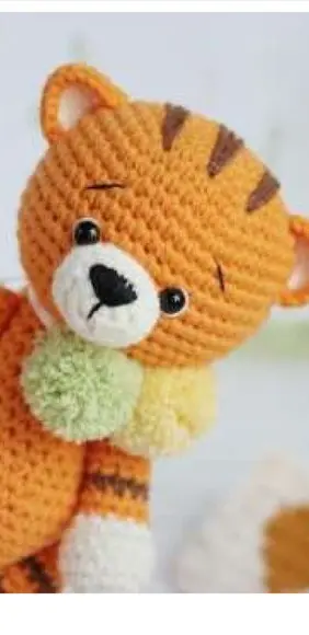 Receita de Amigurumi TIGRE (2) tradução