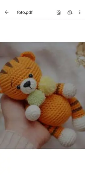 Receita de Amigurumi TIGRE (2) tradução