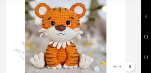 Receita de Amigurumi TIGRE (3) tradução