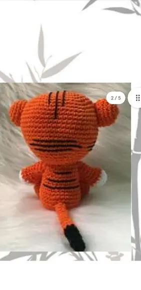 Receita de Amigurumi TIGRE (3) tradução