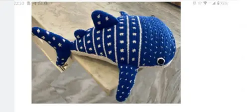 Receita de Amigurumi Tubarão