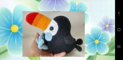 Receita de Amigurumi Tucano Tradução
