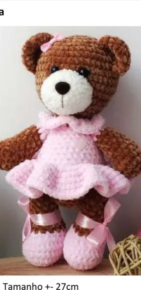 Receita de Amigurumi URSA (2) tradução