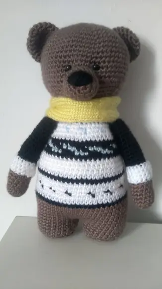 Receita de Amigurumi URSO (3) tradução