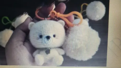 Receita de amigurumi Urso Polar