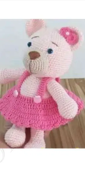 Receita de Amigurumi Ursos (4) Tradução