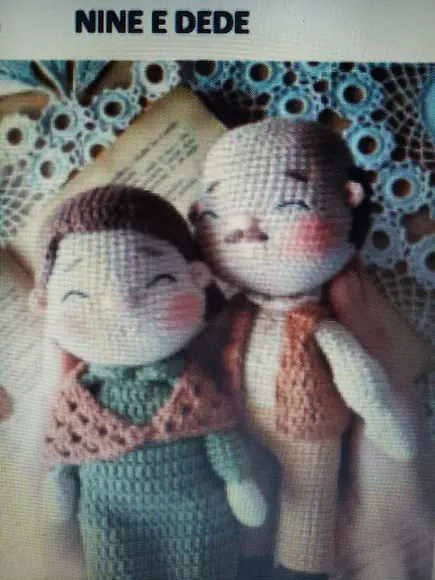 Receita de Amigurumi VOVÔ e VOVÓ tradução