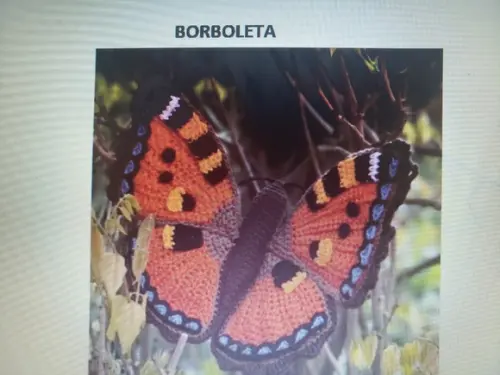 Receita de Crochê Borboleta