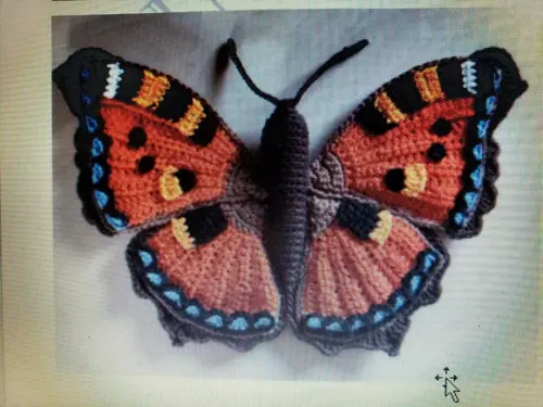Receita de Crochê Borboleta