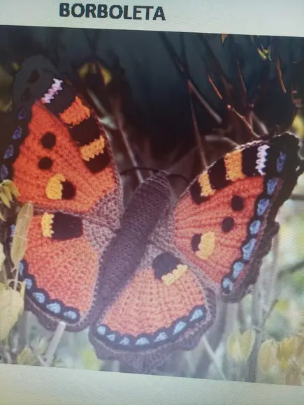Receita de Crochê Borboleta