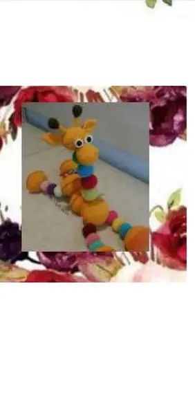 Receita De Crochê Brinquedo Didático Girafa
