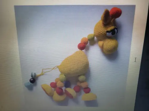 Receita De Crochê Brinquedo Didático Girafa