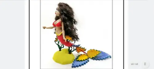 Receita em Português de Amigurumi Sereia (1)