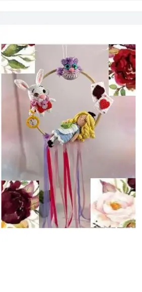 Receita Mobile Coelho, Gato, Boneca, Cartas - Tradução