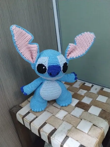 Stitch em Crochê - Amigurumi