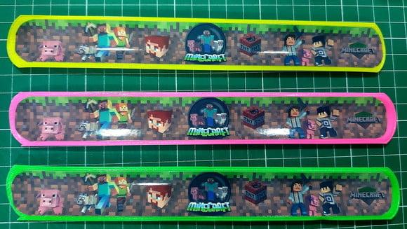 Pulseira Bate Enrola Minecraft
