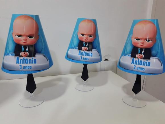 Centro de Mesa Abajur Poderoso Chefinho com Led