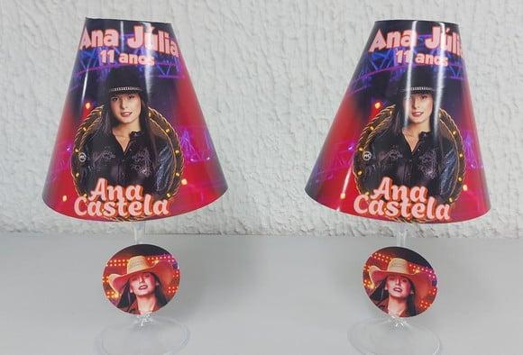 Centro de Mesa Abajur Ana Castela com Led