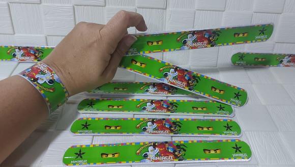 Pulseira Bate Enrola Ninjago