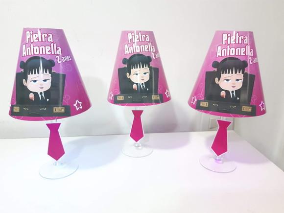 Centro de Mesa Abajur Poderosa Chefinha com Led