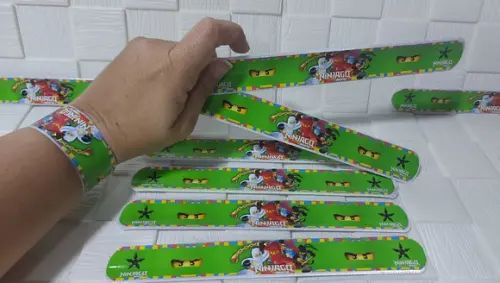 Pulseira Bate Enrola Ninjago