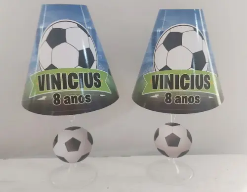 Centro de Mesa Abajur Futebol com Led Todos os Times