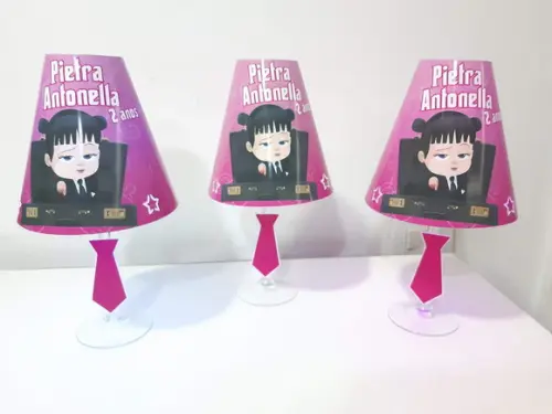 Centro de Mesa Abajur Poderosa Chefinha com Led